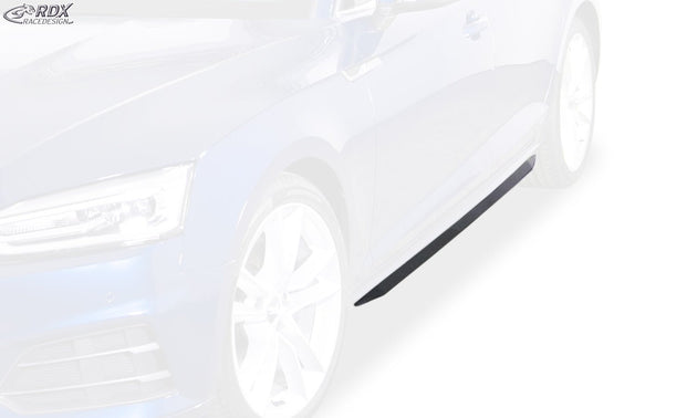 Sideskirts for AUDI A5 (F5) (Coupe + Convertible + Sportback) "Slim" - RDX - RDX - RDSL500070