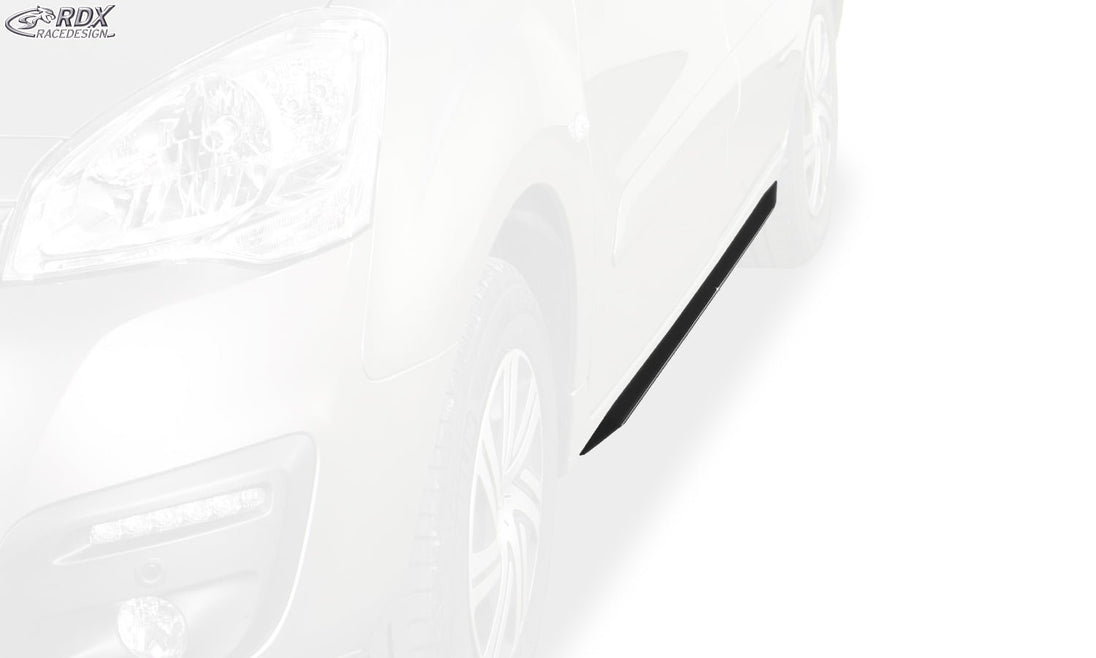 Sideskirts for CITROEN Berlingo 2008-2018 (Type 7) / for PEUGEOT Partner 2008-2018 (Type 7) "Slim" - RDX - RDX - RDSL500077