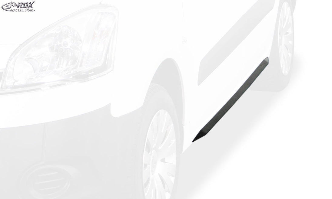 Sideskirts for CITROEN Berlingo 2008-2018 (Type 7) / for PEUGEOT Partner 2008-2018 (Type 7) "Slim" - RDX - RDX - RDSL500077