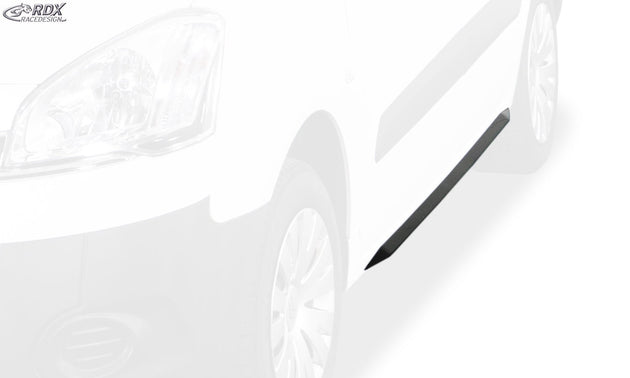 Sideskirts for CITROEN Berlingo 2008-2018 (Type 7) / for PEUGEOT Partner 2008-2018 (Type 7) "Slim" - RDX - RDX - RDSL500077