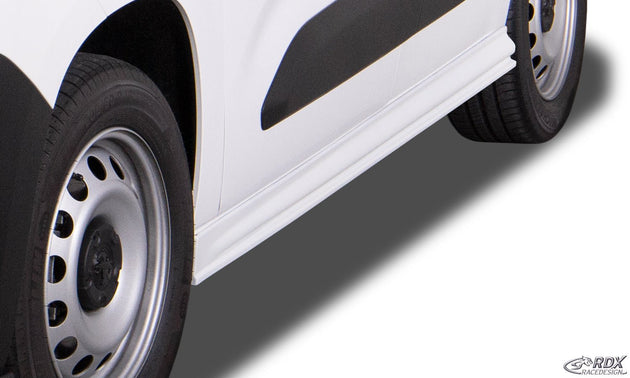 Sideskirts for CITROEN Berlingo, PEUGEOT Partner & Rifter, OPEL / VAUXHALL Combo, TOYOTA ProAce City (Type E, 2018+) "Edition" - RDX - RDSL400138