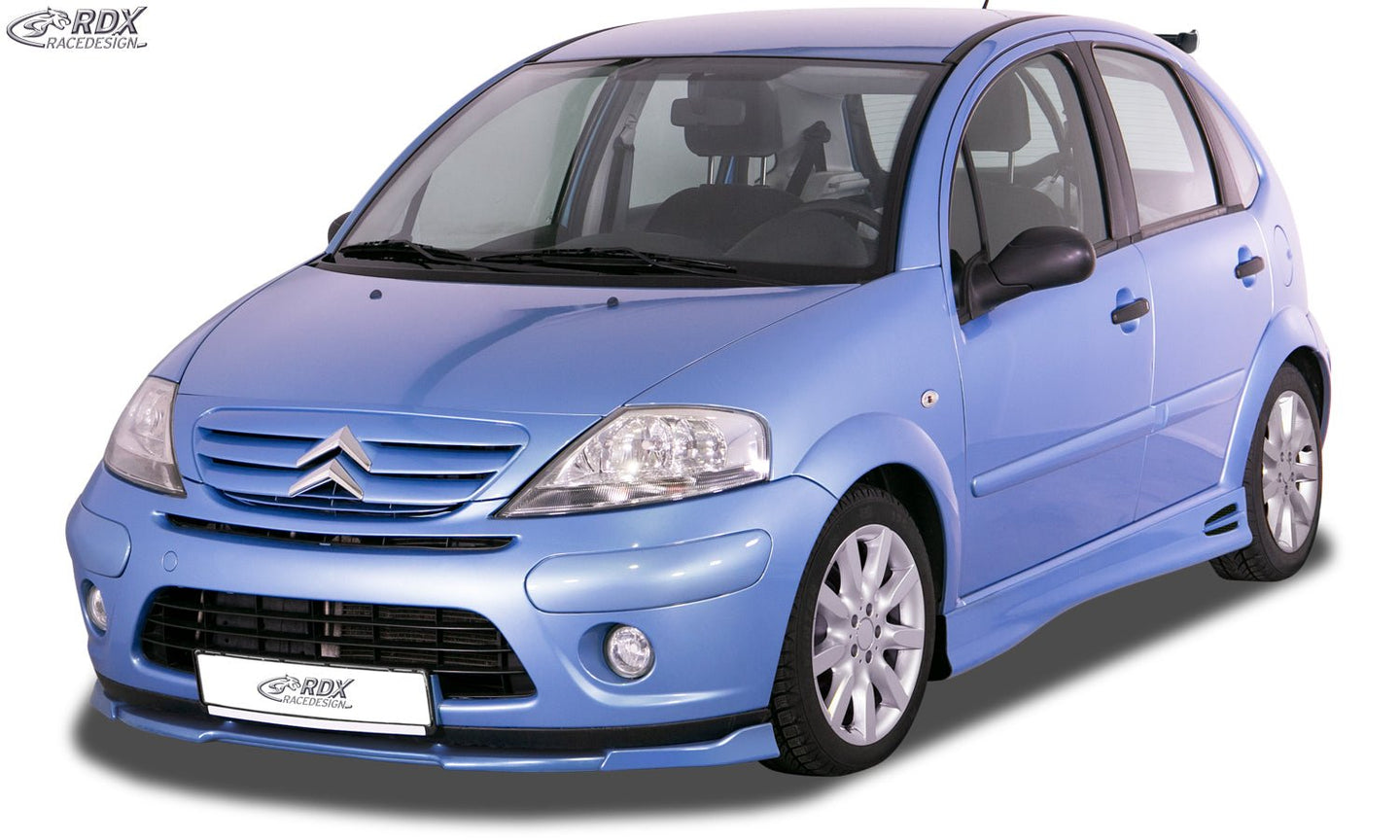 Sideskirts for CITROEN C3 2002-2009 "GT4" - RDX - RDX - RDSL000112