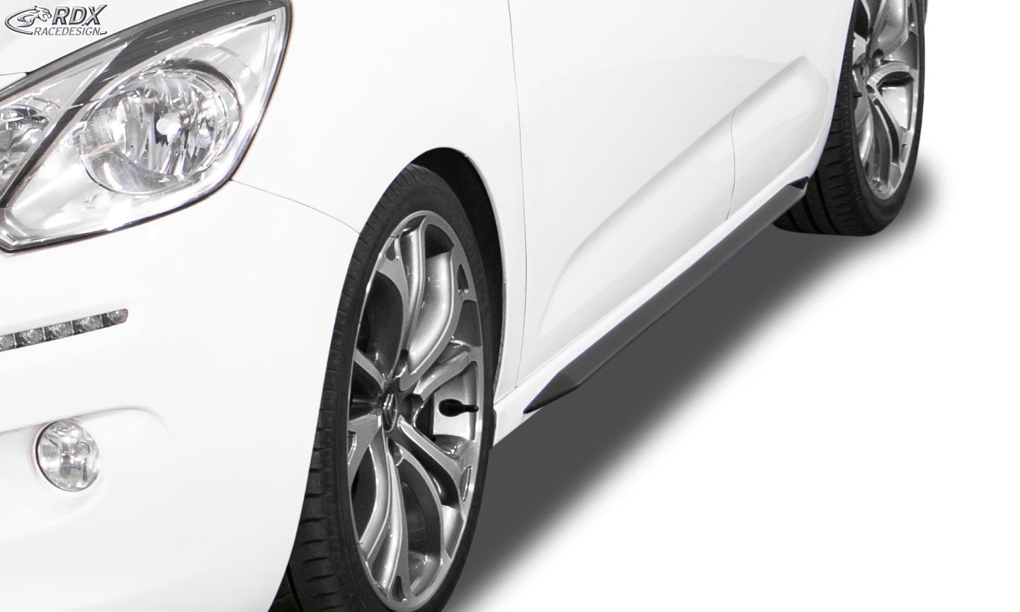 Sideskirts for CITROEN C3 2009-2017 "Slim" - RDX - RDX - RDSL500088