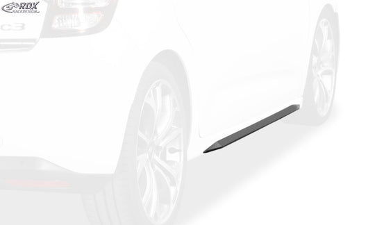 Sideskirts for CITROEN C3 2009-2017 "Slim" - RDX - RDX - RDSL500088