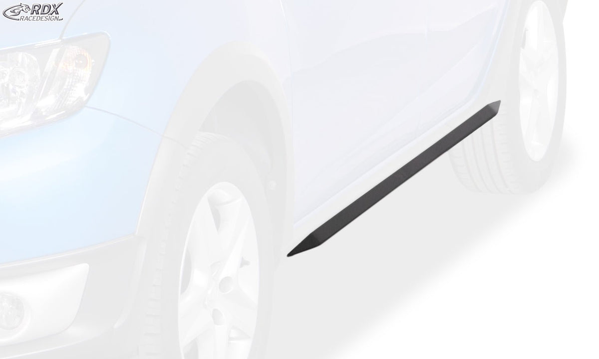 Sideskirts for DACIA Sandero 2 (incl. Stepway) "Slim" - RDX - RDX - RDSL500098