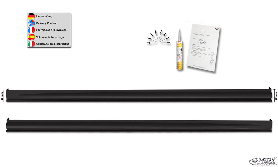 Sideskirts for MERCEDES SLK R171 "Edition" - RDX - Sideskirts - RDX - RDSL400049
