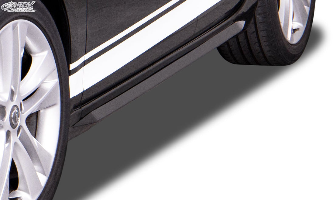 Sideskirts for OPEL / VAUXHALL Astra J (not GTC) "Slim" - RDX - Sideskirts - RDX - RDSL578