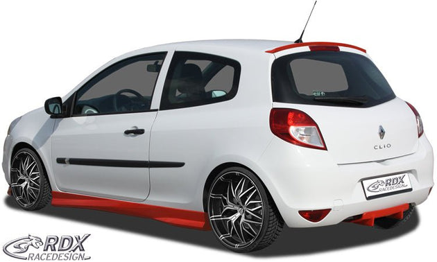 Sideskirts for RENAULT Clio 3 Phase 1 / 2 (not RS) "Turbo" - RDX - Sideskirts - RDX - RDSL375