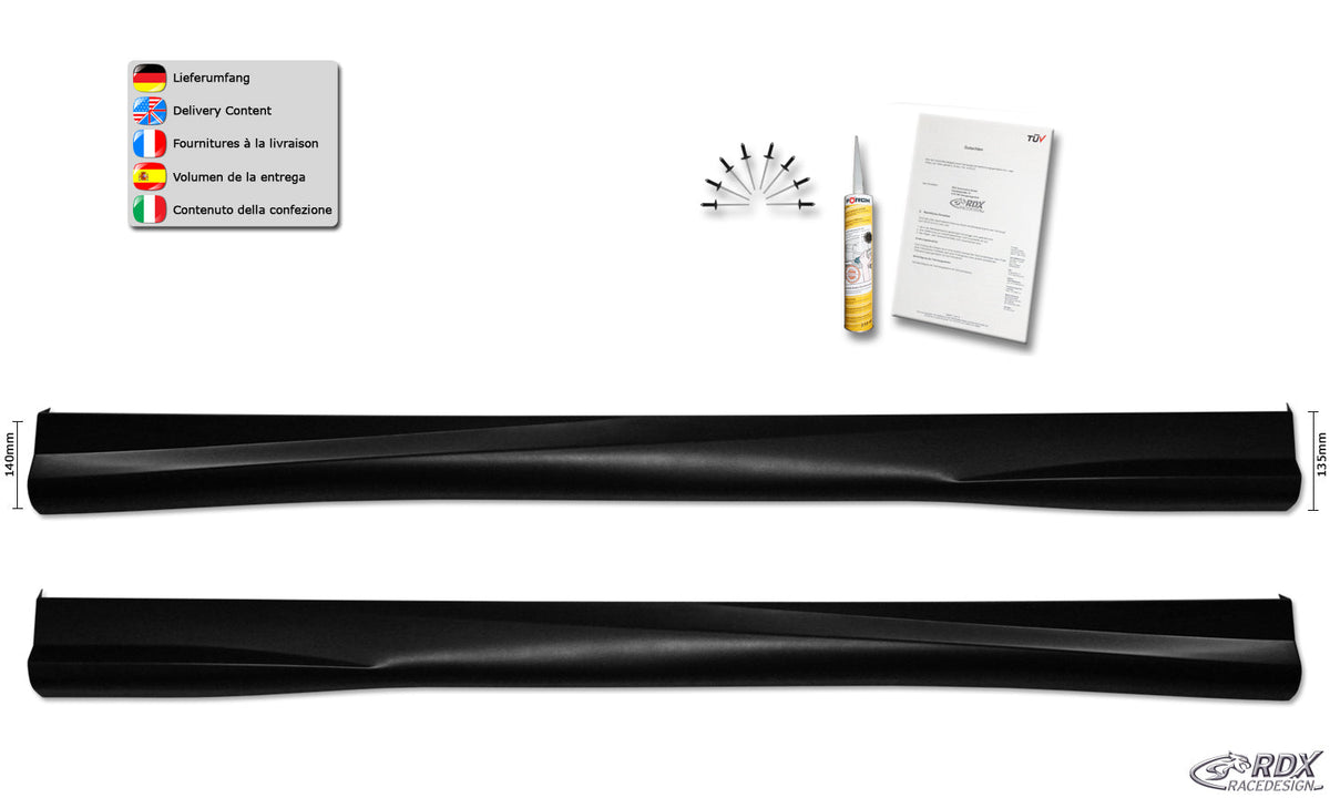 Sideskirts for RENAULT Megane 4 Grandtour "Turbo" RDX - RDX - RDSL300062