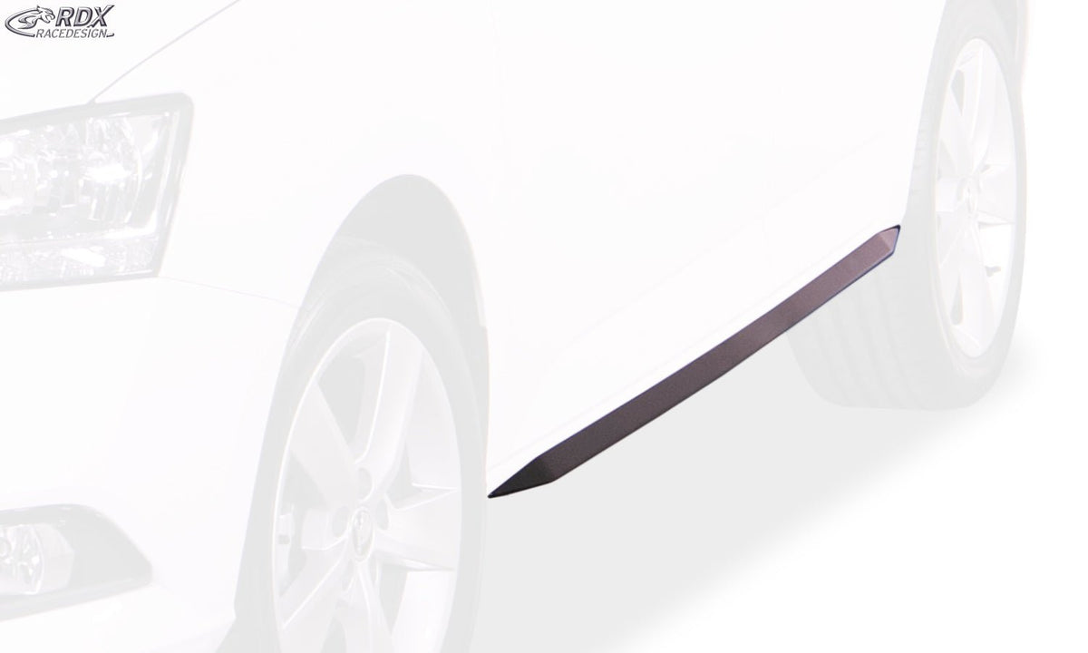 Sideskirts for SKODA Fabia 3 (5J/NJ) "Slim" - RDX - Sideskirts - RDX - RDSL500033