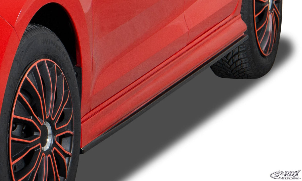 Sideskirts for SKODA Rapid (NH / 2012+) "Edition" - RDX - Sideskirts - RDX - RDSL400147