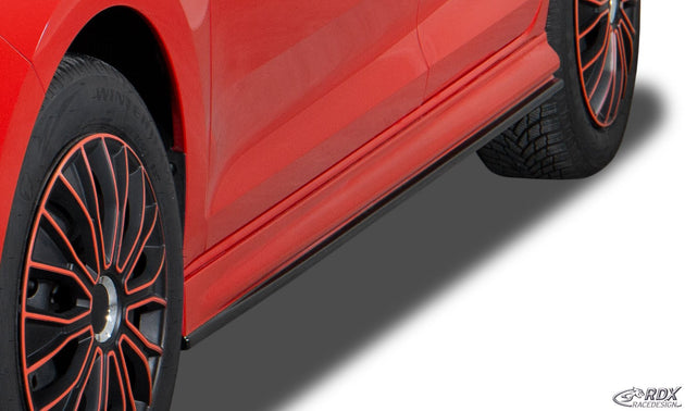 Sideskirts for SKODA Rapid (NH / 2012+) "Edition" - RDX - Sideskirts - RDX - RDSL400147