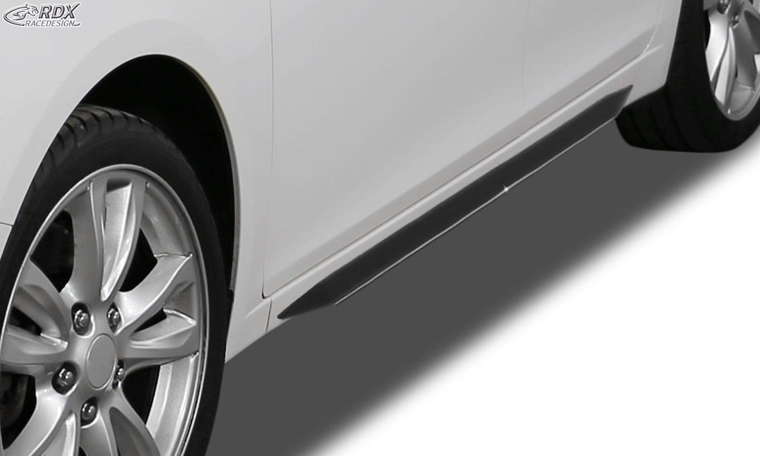 Sideskirts for SKODA Rapid (NH / 2012+) "Slim" - RDX - Sideskirts - RDX - RDSL500147