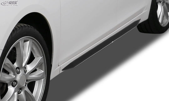 Sideskirts for SKODA Rapid (NH / 2012+) "Slim" - RDX - Sideskirts - RDX - RDSL500147