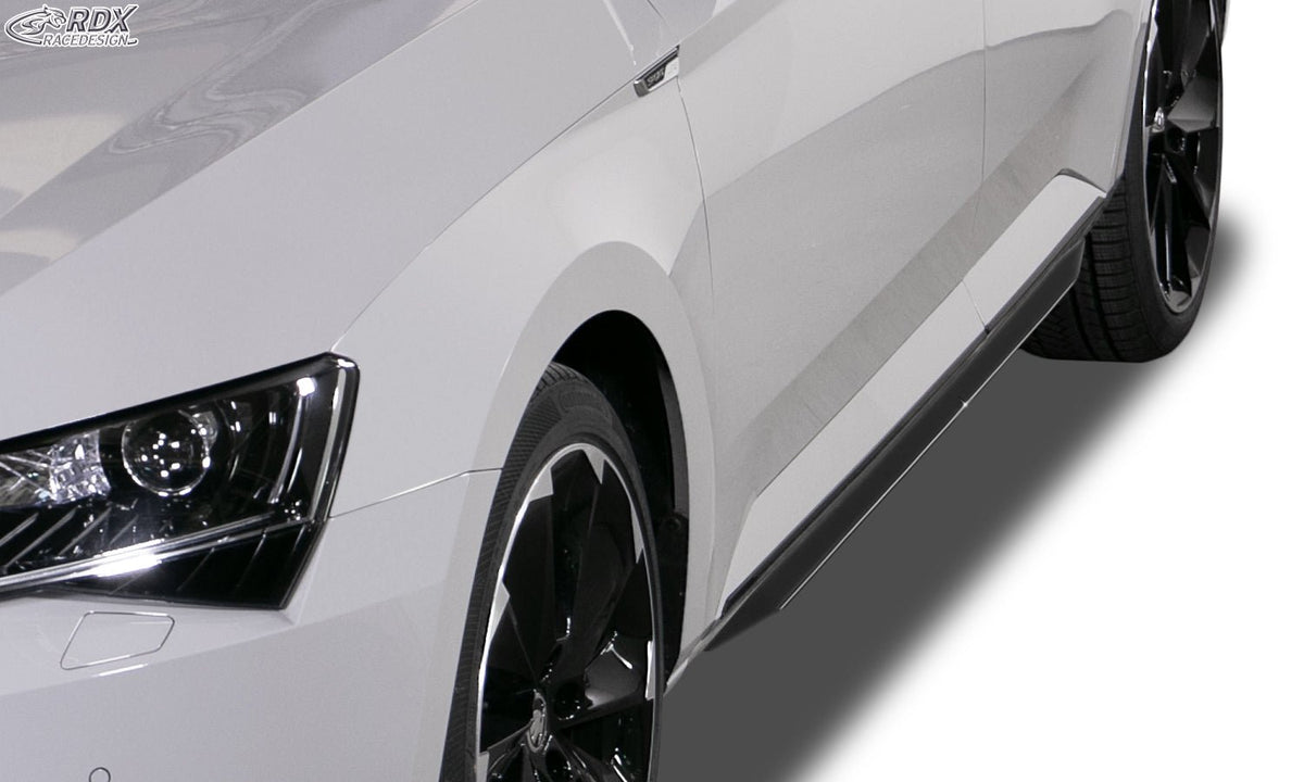 Sideskirts for SKODA Superb 3 (3V) "Slim" - RDX - Sideskirts - RDX - RDSL500059