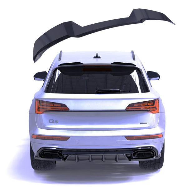 Spoiler de Tejadilho Audi Q5 MK2 S line / SQ5 facelift (2020-2024) - APEX Preto Brilhante