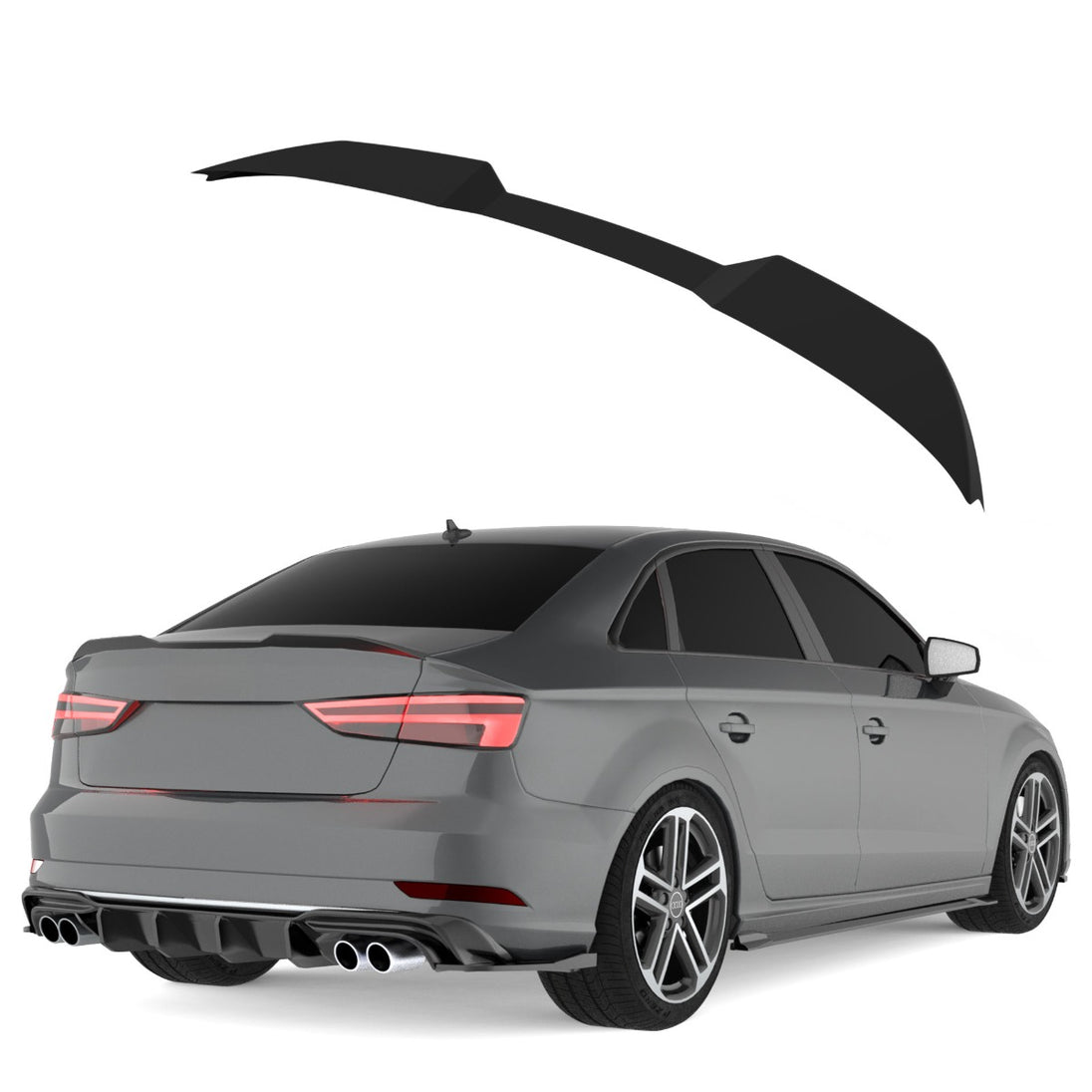 Rear Spoiler Audi A3 8V S line / S3 / RS3 Facelift (2016-2020)