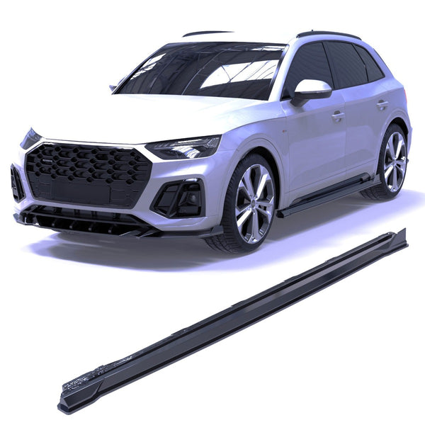 Seitenschweller Audi Q5 MK2 S line / SQ5 Facelift (2020-2024) - APEX Glanzschwarz