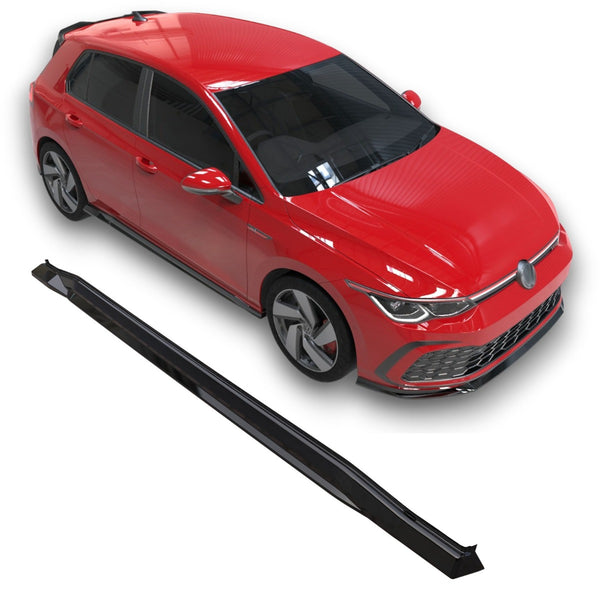 Seitenschweller Volkswagen Golf 8 GTI / GTE / GTD / R-Line (2020-2024) - APEX V2 Glanzschwarz