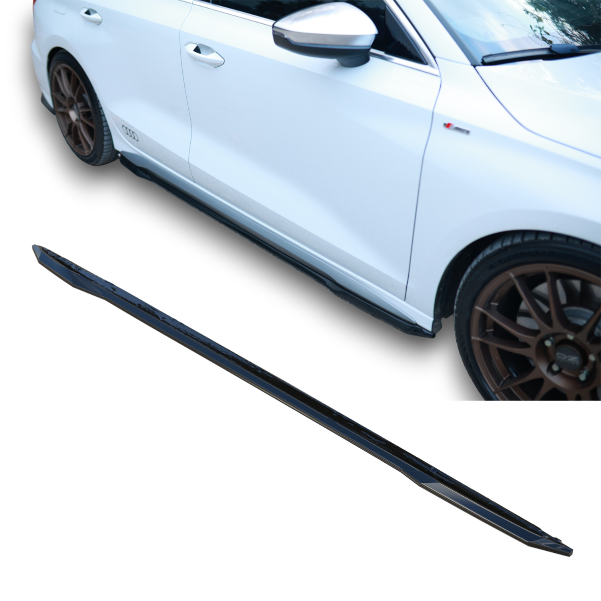 Side Skirts Audi A3 8Y S line / S3 / RS3 (2020-2024)