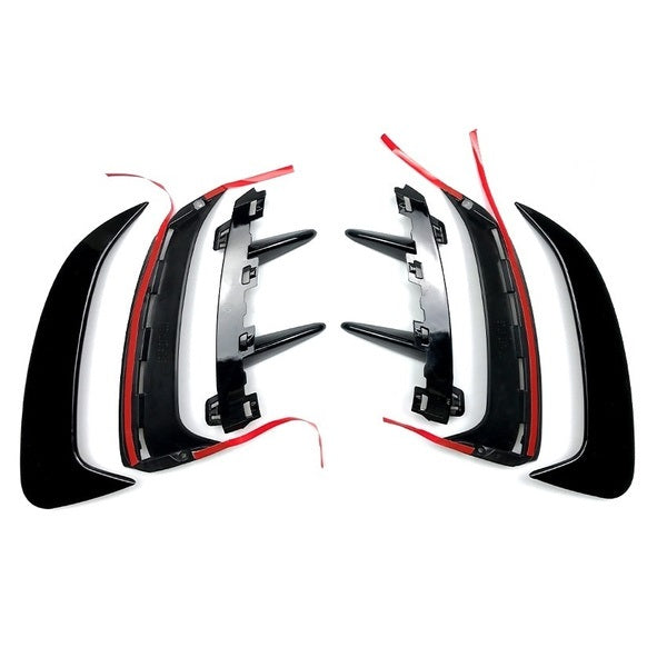Front Bumper Canards Mercedes A-Class W177 AMG Line (2018+) – view 2