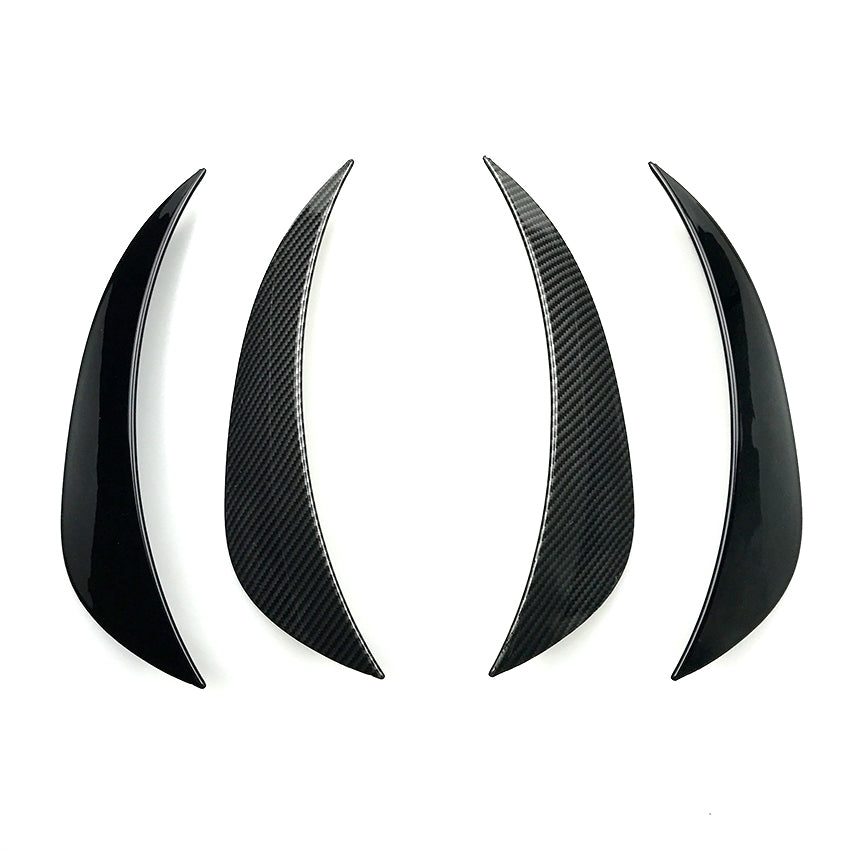 Front Bumper Canards Mercedes C-Class W205 / S205 AMG Line Pre-Facelift (2014-2018) – view 2
