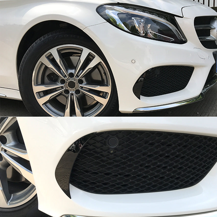 Front Bumper Canards Mercedes C-Class W205 / S205 AMG Line Pre-Facelift (2014-2018)