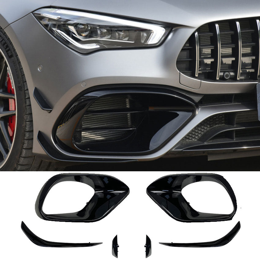 Front Bumper Canards Mercedes CLA C118 / X118 CLA 45 AMG (2019+)
