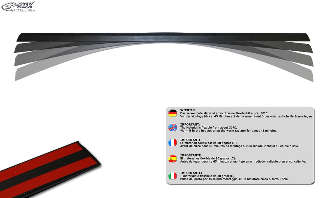 Trunk Lid Spoiler for AUDI A8 D4/4H RDX - RDX - RDHL116